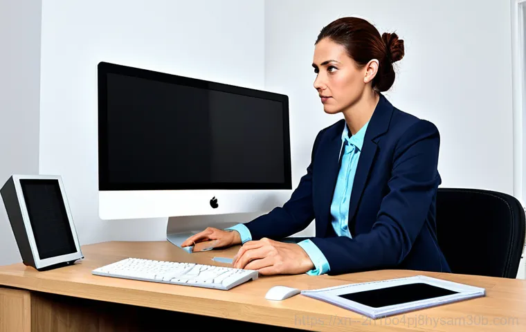 평창동 STATUS_ACCESS_VIOLATION - Computer Repair Technician Assisting a Customer**

"A friendly computer repair technician helping a ...