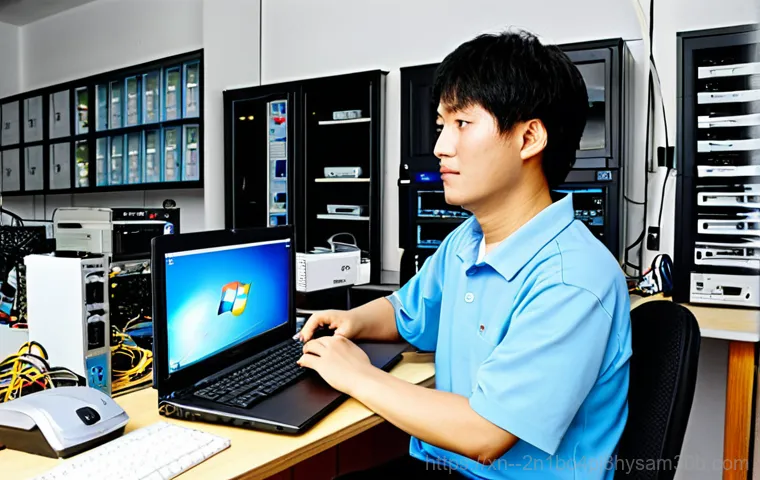 당주동 pc복구중 - Friendly PC Repair Technician**

"A friendly, approachable PC repair technician, fully clothed in a ...