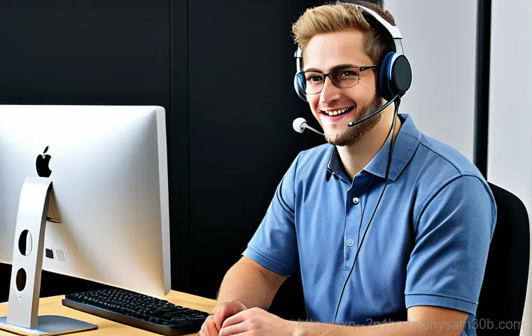 삼전동 해킨토시 재설치 포맷  초기화 - "A professional computer technician, fully clothed in appropriate work attire, is reinstalling macOS...
