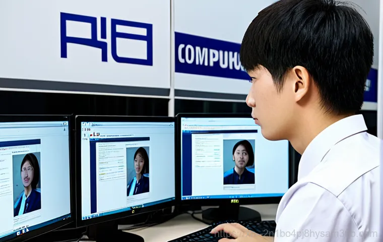용산구 컴퓨터업그레이드 - Fast Computer Performance**

"A smiling customer, fully clothed in casual attire, happily using a fa...