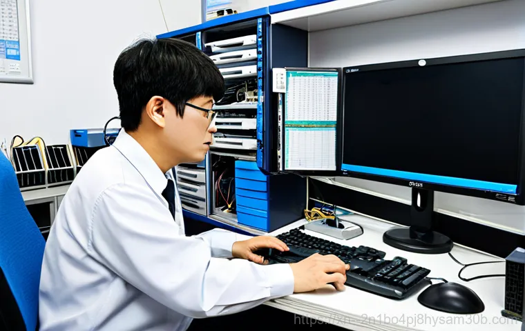 수유동 STATUS_KERNEL_MODULE_ACCESS_DENIED - "A person, fully clothed and smiling with relief, sitting at a desk in a home office in South Korea,...