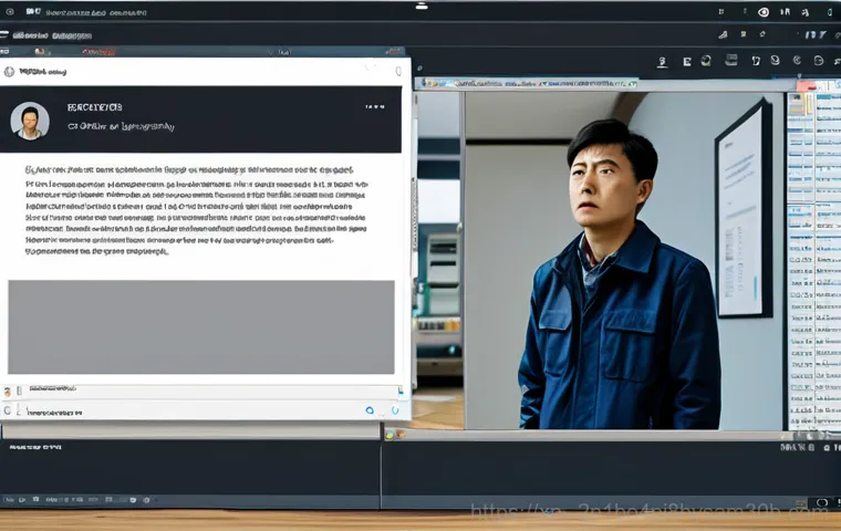 서림동 BOOTMGR is Compressed - "A friendly computer repair technician, fully clothed in professional attire, helping a senior woman...