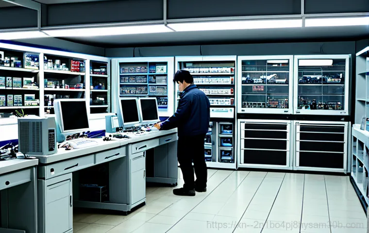 송파동 STATUS_KERNEL_MODULE_INVALID - **Prompt:** A professional IT technician in Garak-dong, installing Windows on a desktop computer in ...