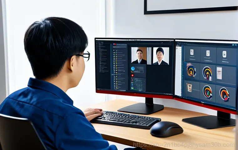 옥천동 HARDWARE_FAILURE - A friendly computer technician, fully clothed, helping a senior citizen with their computer at home ...