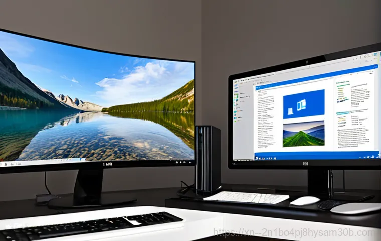 독산동 윈도우10 windows10 재설치 포맷  초기화 - **Prompt:** A friendly IT support person assisting a customer with their computer remotely, showing ...