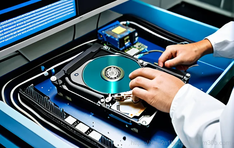 송파구 노트북 laptop 출장방문수리점 - **Prompt:** A modern, organized computer repair shop interior with a friendly customer, fully clothe...