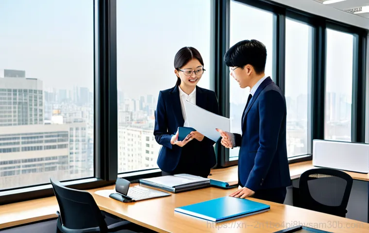 여의도 나스 nas 설정및수리 - **Prompt:** A network administrator in a professional office setting in Yeouido, Seoul, configuring ...