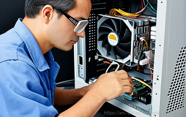도원동 HARDWARE_INTERRUPT_STORM - Driver Troubleshooting**

"A person working on the inside of a computer case, focusing on the mother...