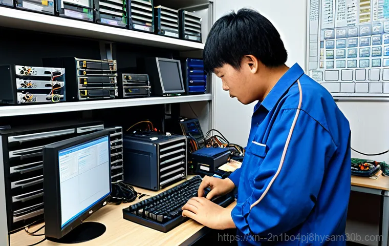 문원동 DRIVER_IRQL_NOT_LESS_OR_EQUAL - **Image Prompt:** A friendly, approachable computer technician assisting a senior citizen with their...