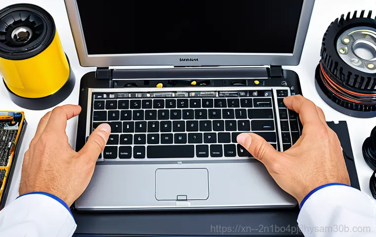 만리동 중고컴퓨터 pc 출장판매설치 - A friendly computer technician, fully clothed in appropriate work attire, helping a senior citizen w...