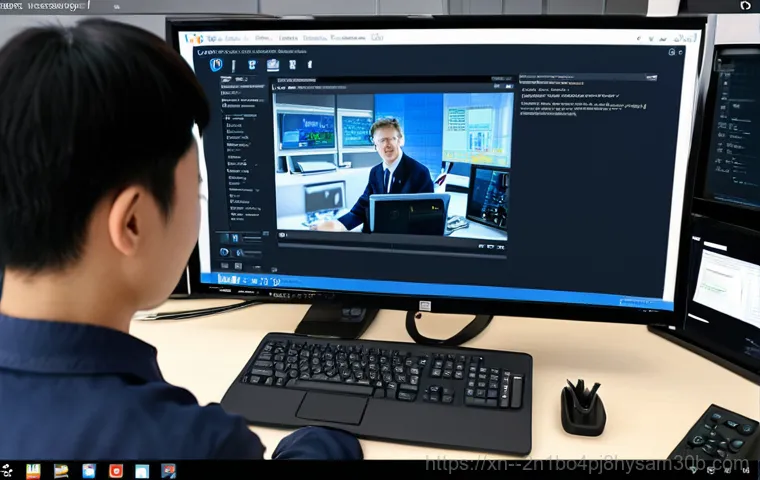 평동 SYSTEM_SERVICE_EXCEPTION - On-site Repair**

"A friendly computer technician, fully clothed in a professional uniform, assistin...