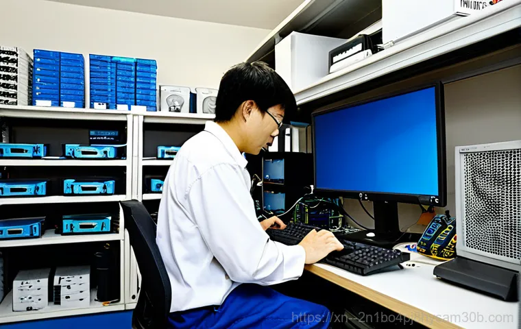 용답동 윈도우8 windows8 재설치 포맷  초기화 - "A friendly computer repair technician, fully clothed in a professional uniform, helping a senior ci...