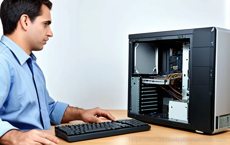숭인동 조립컴퓨터 pc 출장판매설치 - Custom PC Consultation**

"A friendly and helpful computer technician assisting a fully clothed cust...