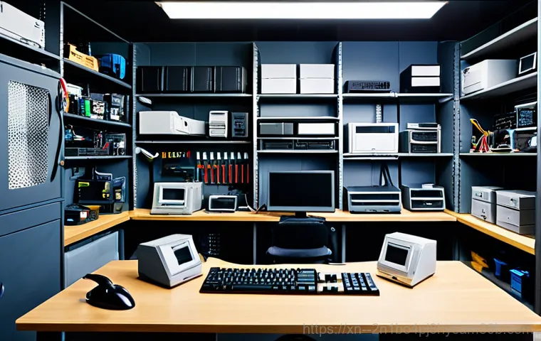 고덕동 블루스크린 - **Prompt:** A friendly computer repair technician, fully clothed in professional attire, assisting a...