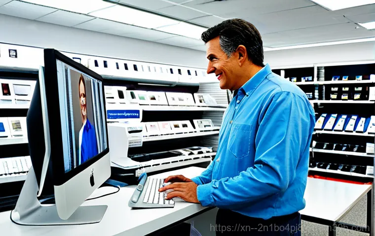 송중동 아이맥 판매 및 수리 - iMac Speed Optimization**

"A professional IT technician, fully clothed in work attire, upgrading th...