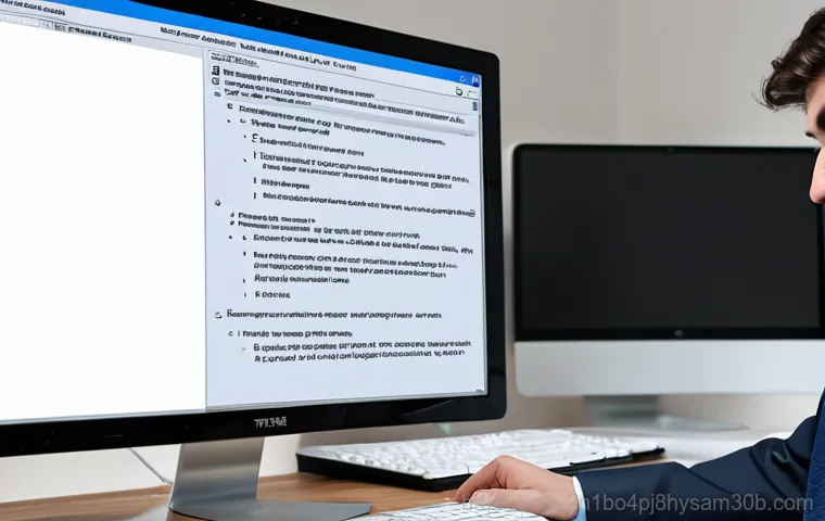 봉천동 STATUS_SYSTEM_PROCESS_TERMINATED - "A friendly computer repair technician, wearing a professional uniform, assisting a senior citizen w...
