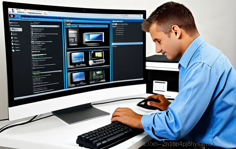 명일동 THREAD_TERMINATION_PORT - Remote Computer Assistance**

A friendly computer technician assisting a client remotely, showcasing...