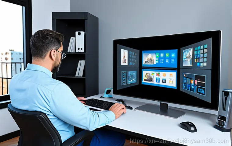 용두동 STATUS_MEMORY_ACCESS_DENIED - Computer Repair Service Ad**

A friendly, fully clothed technician assisting a customer with their c...