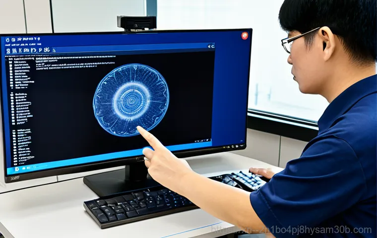 청평면 UNEXPECTED_KERNEL_MODE_TRAP - **Prompt:** "A worried user in Cheongpyeong-myeon looking at a computer displaying the 'UNEXPECTED_K...