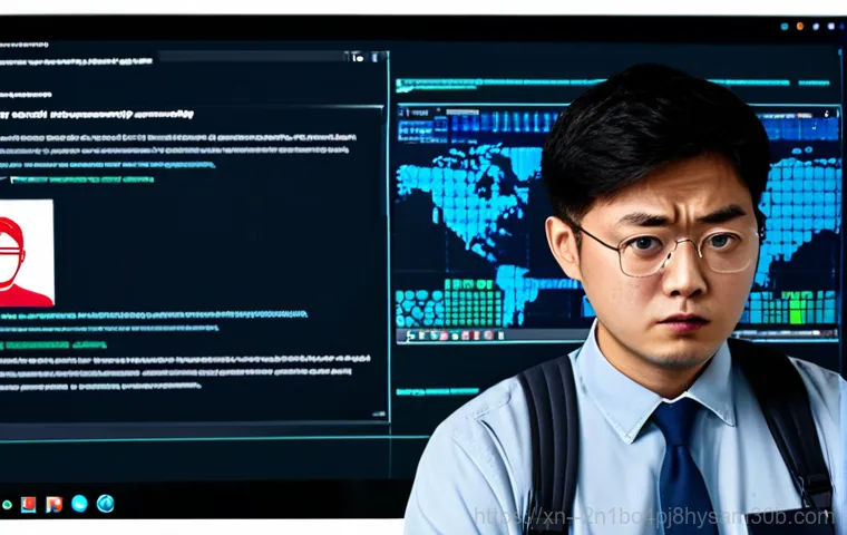 서소문동 악성코드 바이러스 - **Prompt:** A clean and organized computer repair shop, "Dongnehyung Computer" (sign visible), with ...