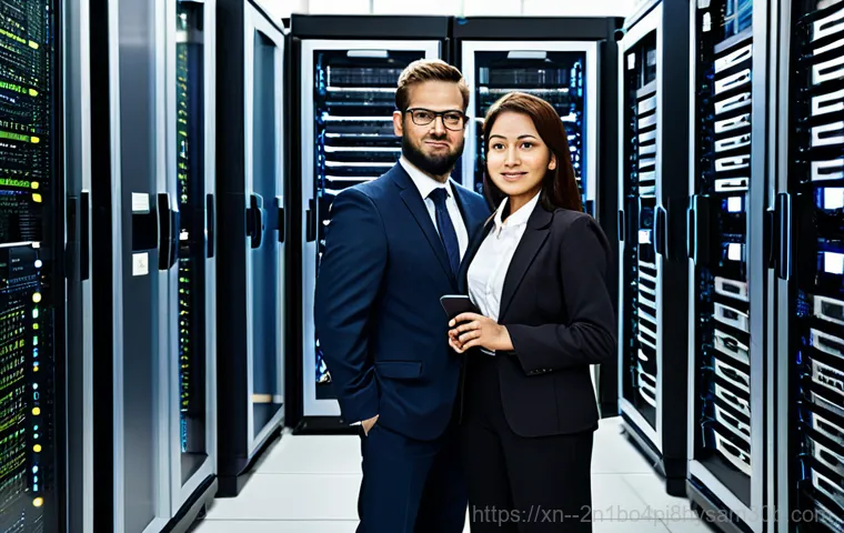 신도림 PAGE_FAULT_IN_NONPAGED_AREA - "A computer technician, fully clothed in a professional work uniform, is diagnosing a blue screen er...