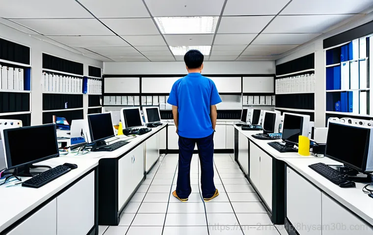 남학동 DRIVER_CAUGHT_MODIFYING_FREED_POOL - "A friendly computer repair technician from 'Dongnehyung Computer' helping a senior citizen with the...
