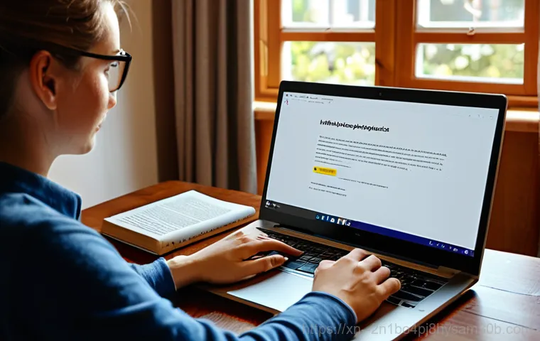 장항동 STATUS_SECURITY_POLICY_VIOLATION - Troubleshooting Computer Error**

A friendly computer repair technician assisting a woman with a des...