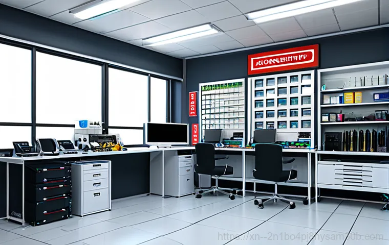 신월동 server출장방문수리점 - **

A friendly computer repairman in modest clothing, assisting a small business owner in their offi...