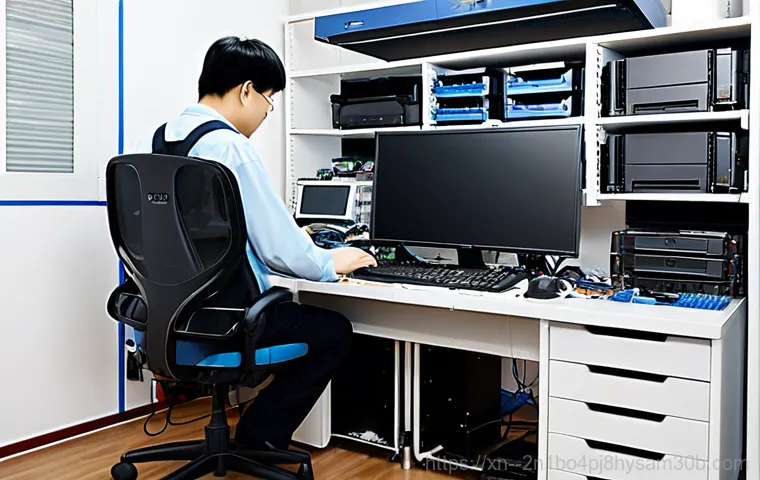 화곡동 STATUS_SYSTEM_PROCESS_TERMINATED - "A friendly computer technician assisting a woman with her laptop in a cozy Hwagok-dong home. The te...