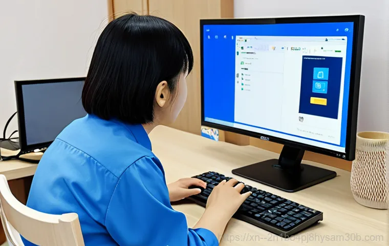 이촌동 VIDEO_MEMORY_MANAGEMENT_INTERNAL - A computer repair technician in Ichon-dong, South Korea, examining the inside of a desktop PC, fully...