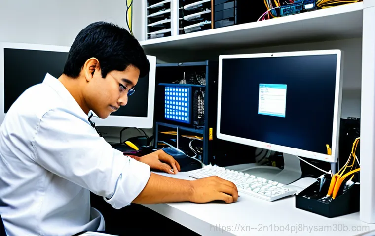 송중동 운영체제 os 재설치 포맷  초기화 - **Prompt:** A friendly, professional technician assisting a senior woman with her computer in her li...