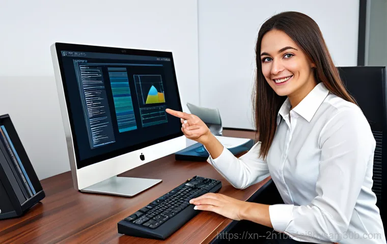 후암동 server출장방문수리점 - Computer Repair Consultation**

"A computer expert in modest attire, consulting with a client in a h...