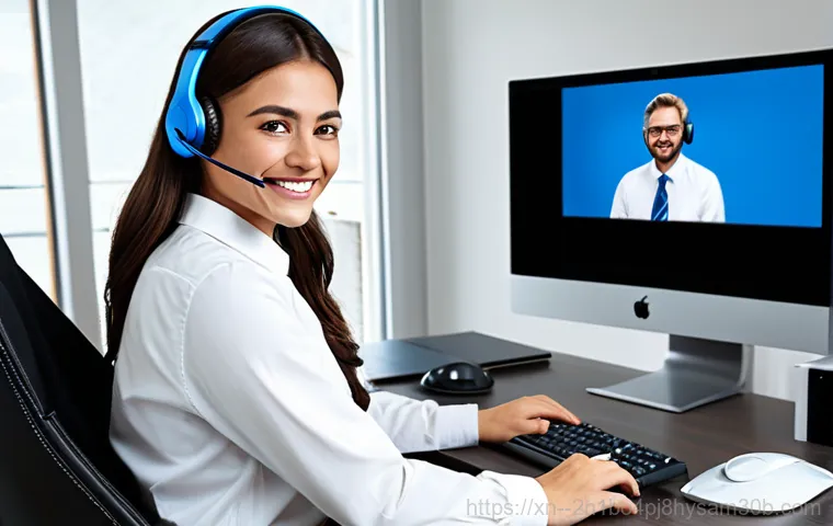 양평동 STATUS_INVALID_PARAMETER - "A computer technician in Yangpyeong-dong, Seoul, troubleshooting a PC, wearing a professional unifo...