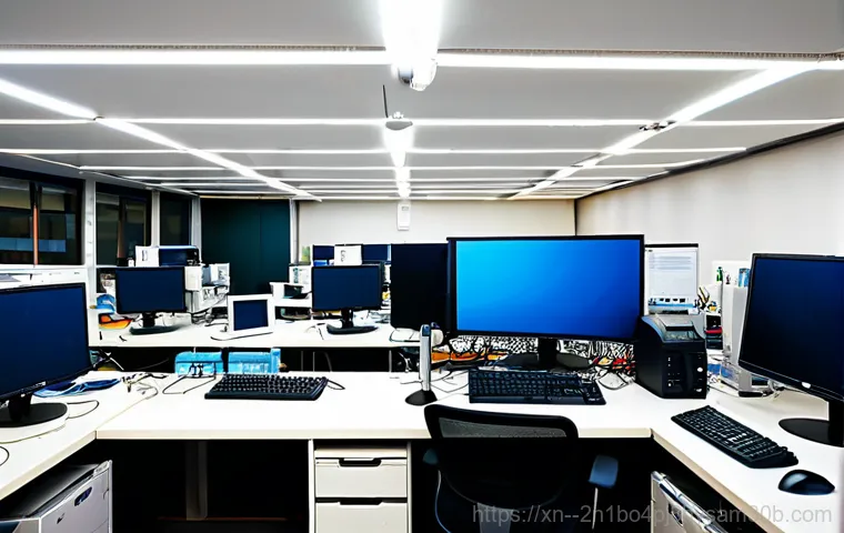 양평동 STATUS_INVALID_PARAMETER - "A friendly computer expert providing remote support, smiling, wearing a headset, modern home office...