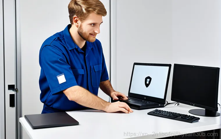 산림동 HARDWARE_MEMORY_FAILURE - "A person using the Windows Memory Diagnostic tool on a desktop computer, fully clothed in modest ho...