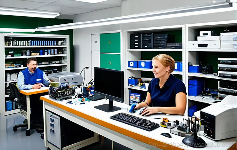 고양동 BOOTMGR is missing - "A helpful IT expert, fully clothed, assisting a customer with a computer issue remotely via screen ...