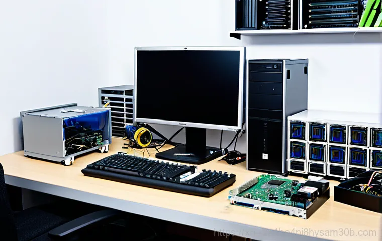 미성동 STATUS_RESOURCE_NOT_OWNED - **Image Prompt:** A screenshot of the "Dongnehyung Computer" website on a laptop screen, highlightin...