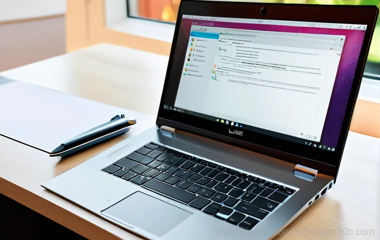 화양동 ubuntu재설치 포맷  초기화 - Prompt 1: The Rejuvenated Ubuntu Laptop**