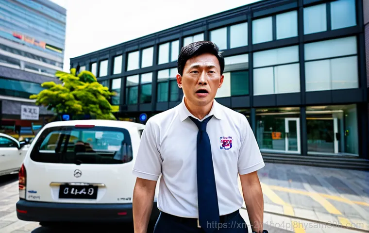 수표동 서버출장방문수리점 - Image Prompt 1: Urgent On-Site Server Repair in Supyo-dong's Bustling Business District**