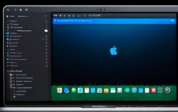 주교동 macosX재설치 포맷  초기화 - **Prompt 1: Safeguarding Digital Memories**
    A sleek, modern MacBook (like a MacBook Pro M3) sits...