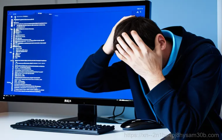 녹번동 STATUS_IMAGE_CHECKSUM_MISMATCH - The Frustration of the Blue Screen**
**Prompt:** A close-up shot of a modern computer monitor displa...