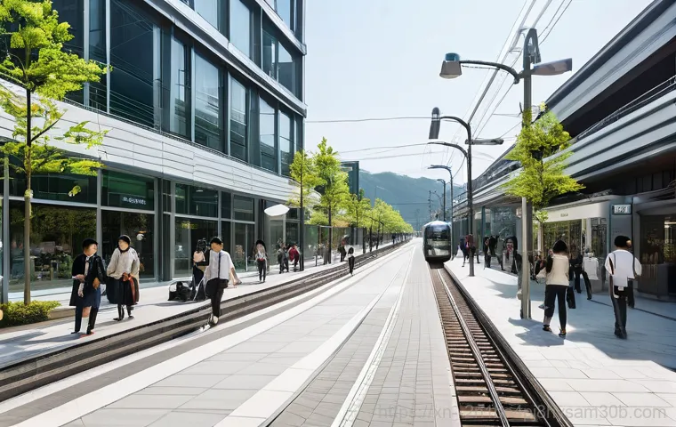 망우동 CRITICAL_OBJECT_TERMINATION - **Prompt 1: The Resurgent Urban Core of Mangwoo-dong**
    A wide-angle, highly detailed shot showca...