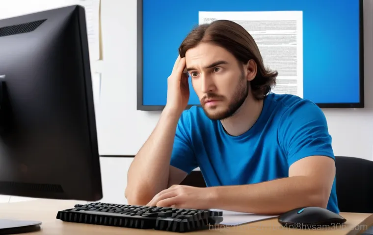 정릉동 PAGE_FAULT_IN_NONPAGED_AREA - **Prompt:** A focused computer technician or a tech-savvy individual, male or female, in casual work...
