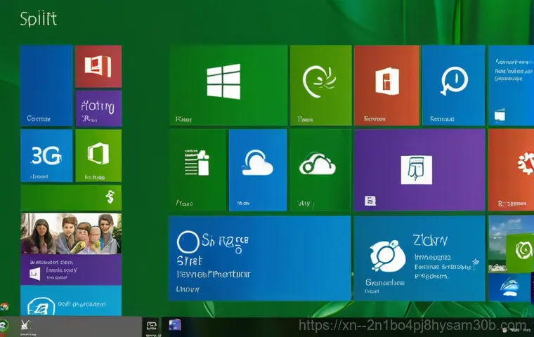 흥인동 윈도우8 windows8 재설치 포맷  초기화 - A close-up of a person's frustrated face looking at a slow Windows 8 laptop. The laptop screen shows...
