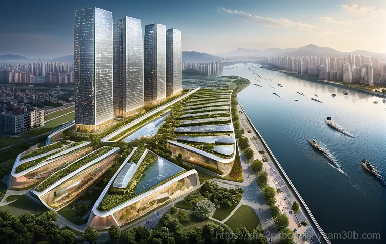 방화동 CRITICAL_OBJECT_TERMINATION - **A vibrant, modern lifestyle hub at the transformed Gimpo Airport area.** The image features a dive...