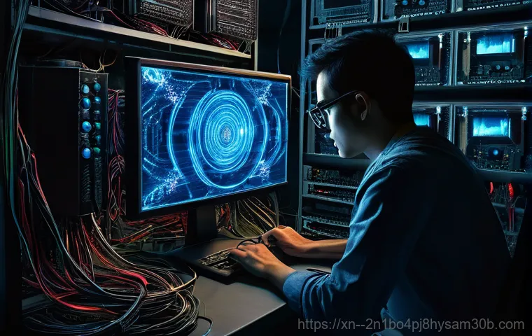 부림동 MEMORY_MANAGEMENT - **Prompt:** A vivid, high-definition illustration of a bustling, complex digital orchestra. In the c...
