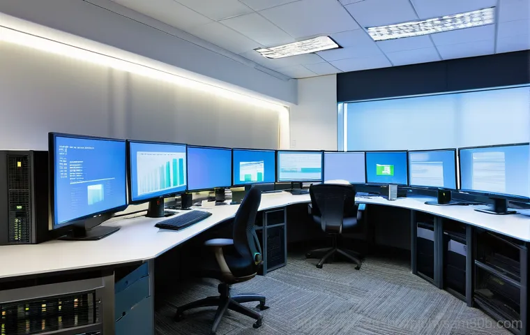 남학동 파일서버출장방문수리점 - Professional On-Site Server Repair**
    A medium close-up shot of a professional IT technician (mal...