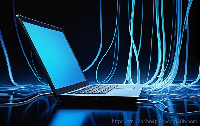 홍제동 STATUS_NO_MEMORY - **Prompt 1:** A young adult, male or female, sits at a desk, looking at a laptop screen with an expr...