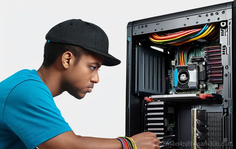 원흥동 STATUS_KERNEL_MODULE_NOT_FOUND - A person in a home office setting, looking intently at a laptop screen that shows a Windows update p...