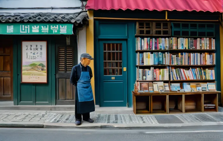부암동 STATUS_UNSUCCESSFUL - A serene and picturesque alleyway in Buam-dong, Seoul, bathed in soft, warm afternoon sunlight. In t...